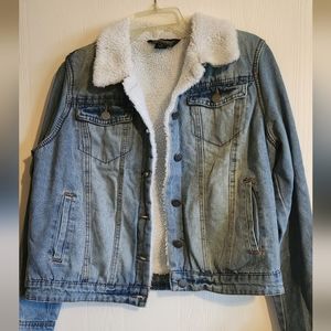 Size L Joujou Lined Jean Jacket